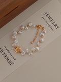 Vintage Gold Freshwater Pearl Bracelet