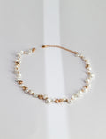 French Vintage Stone Pearl Necklace