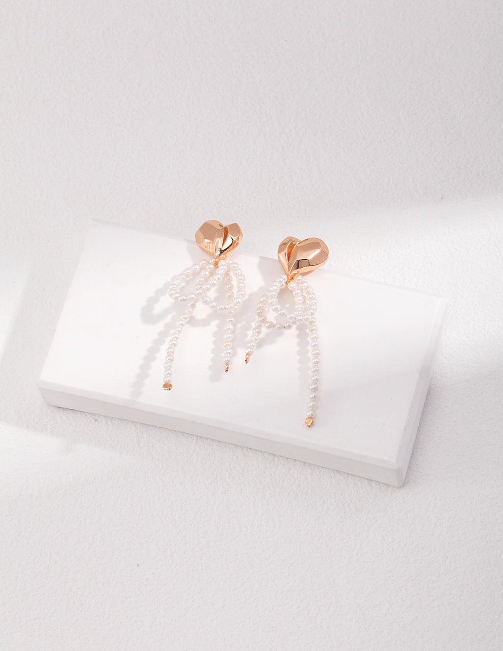 Artistic Pearl Drop Earrings