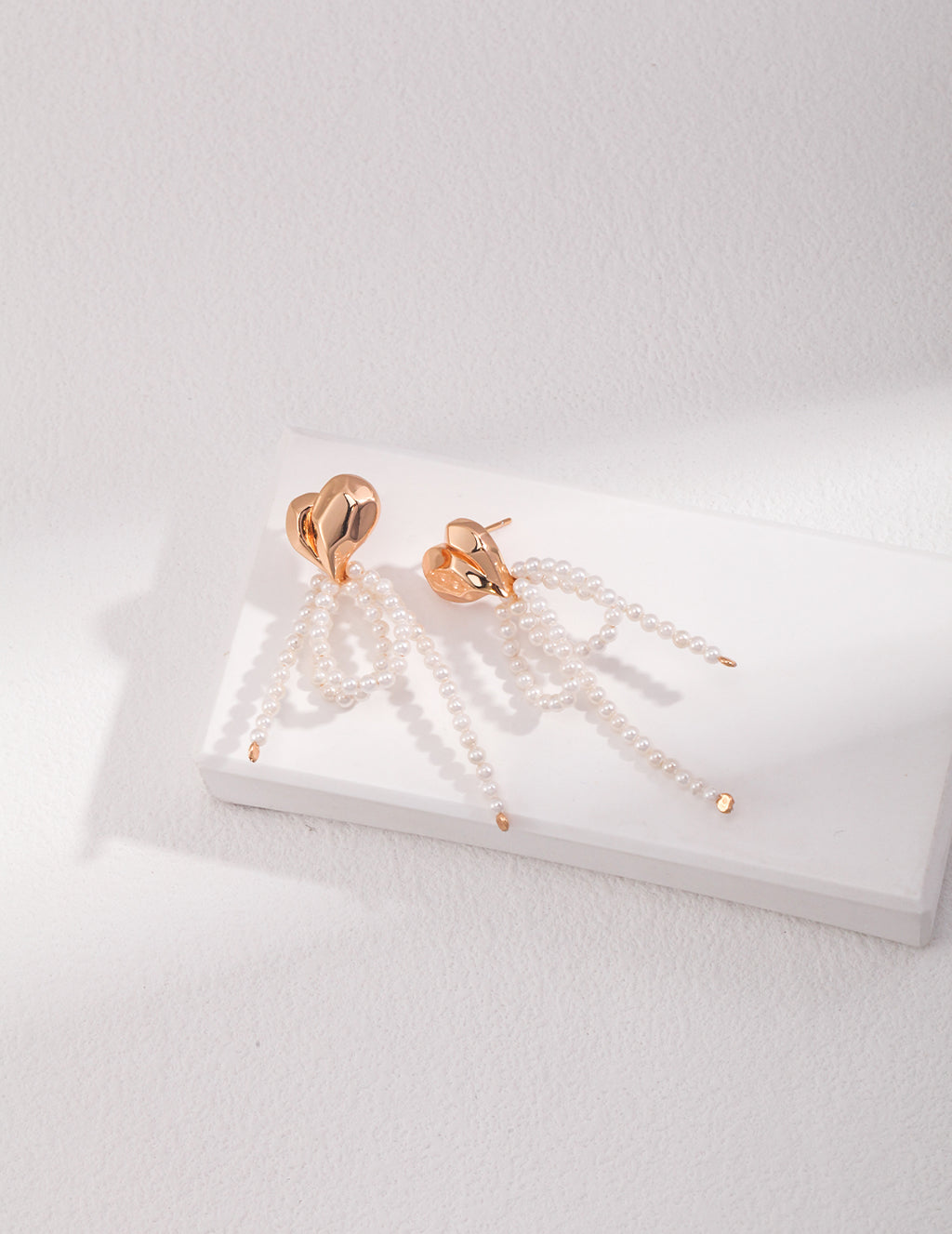 Artistic Pearl Drop Earrings
