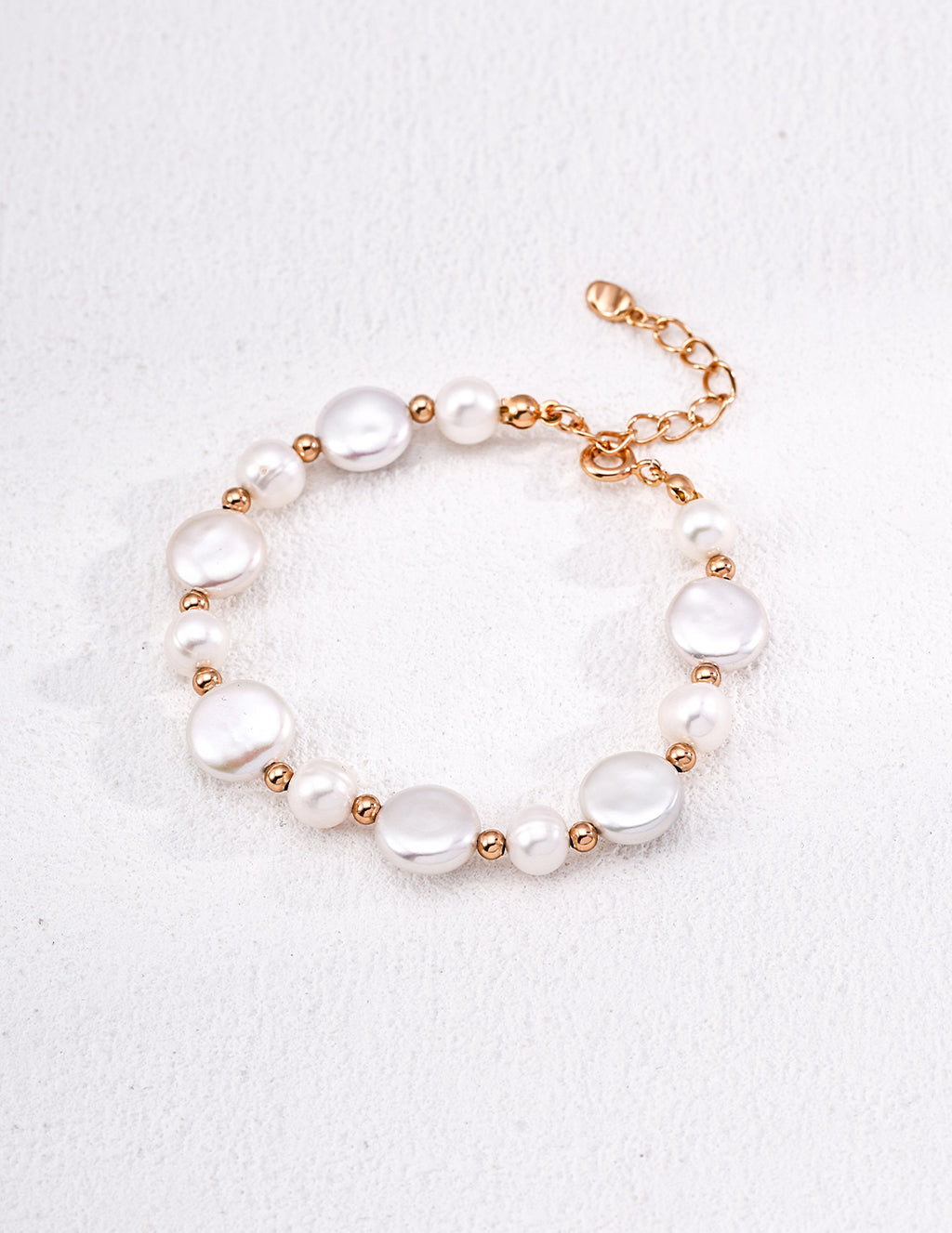 Baroque Button Pearl Bracelet