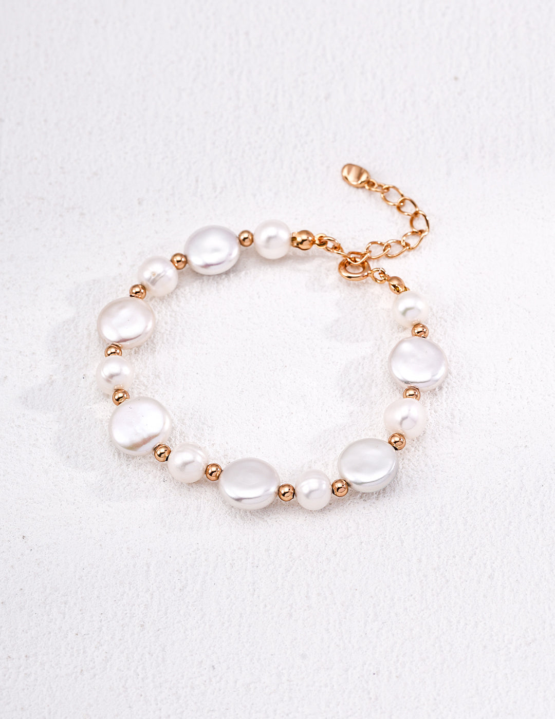 Baroque Button Pearl Bracelet