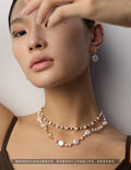 Elegant Pearl Y-Necklace